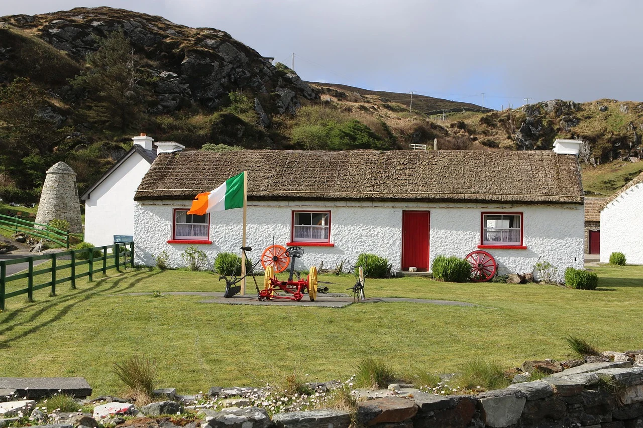 Ireland Flag Flying Free