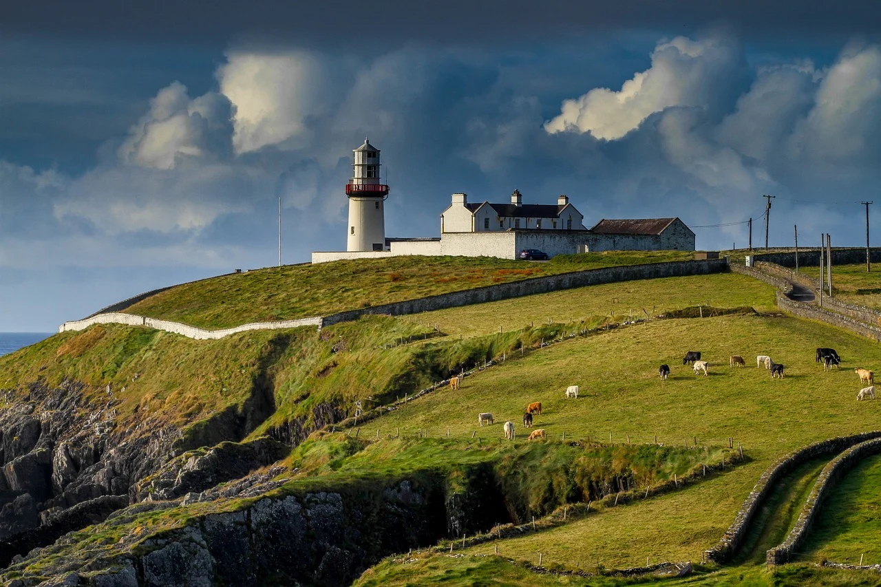 Lighthouse to Guild the Way to Ireland